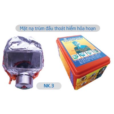 Mặt nạ trùm đầu thoát hiểm hỏa hoạn.