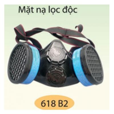 Mặt nạ lọc độc 2 lọc B (MM Đài Loan) 618B2