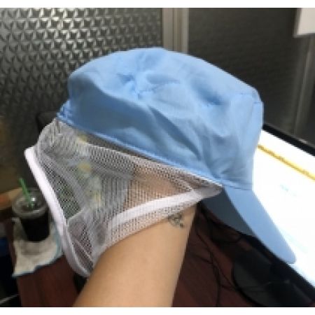 NÓN VẢI TRÙM TÓC KẾT HỢP LƯỚI CÓ BĂNG DÍNH