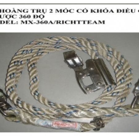 Dây choàng trụ có khóa điều chỉnh.