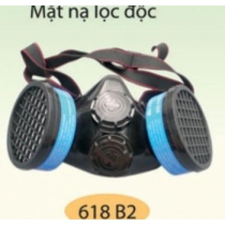 Mặt nạ lọc độc 2 lọc B (MM Đài Loan) 618B2
